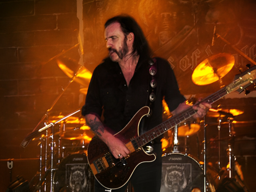 Mr Lemmy Kilmister on stage