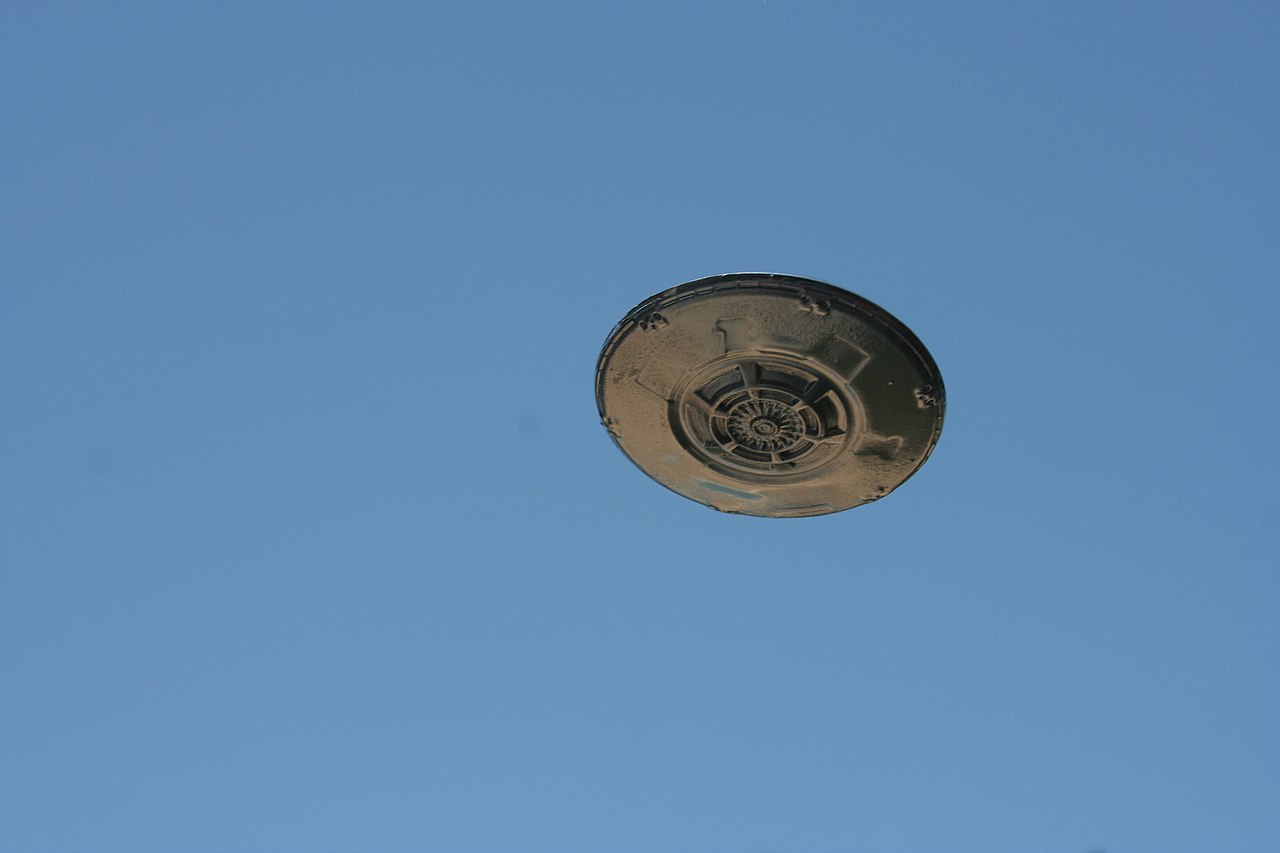 Homemade model of UFO