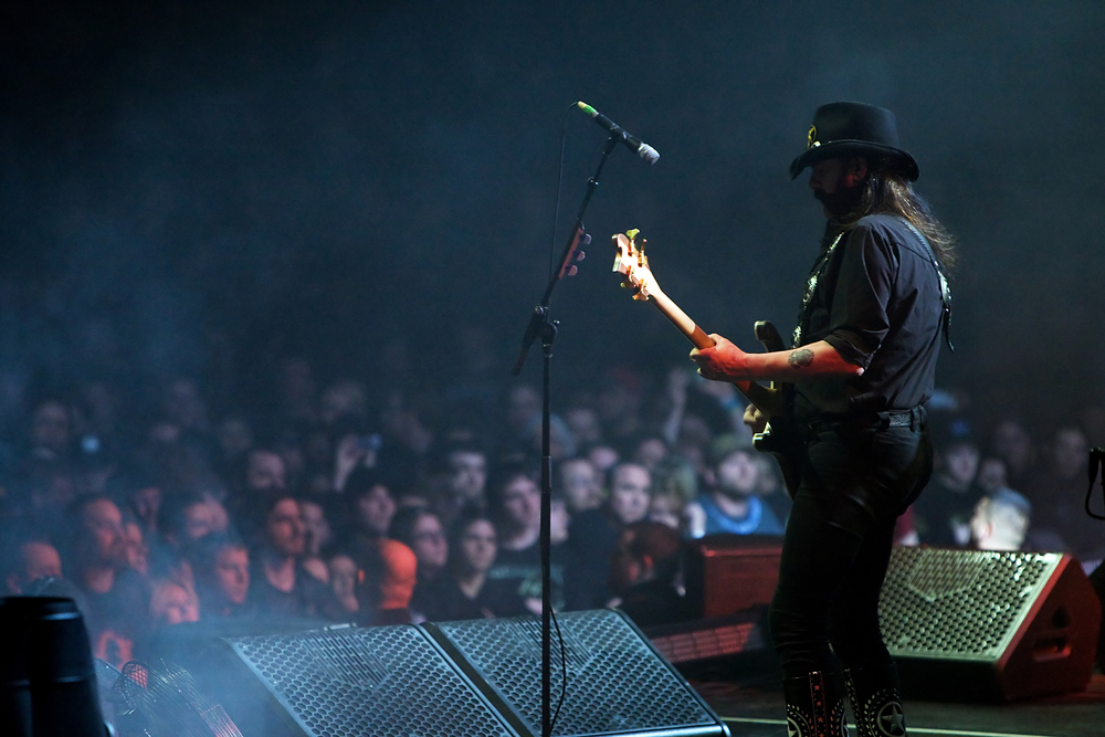 Lemmy Kilmister of the Heavy Metal band Motorhead