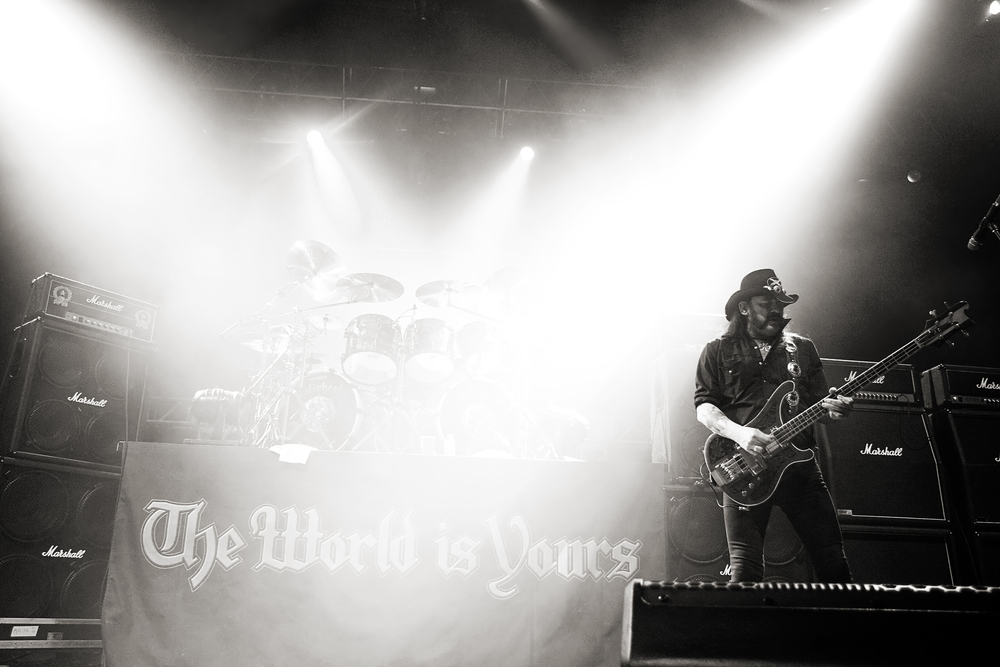 Legendary rock singer and bass player Lemmy Kilmister