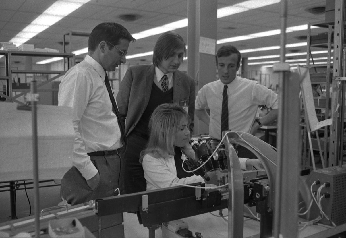 People working at office  - 1970