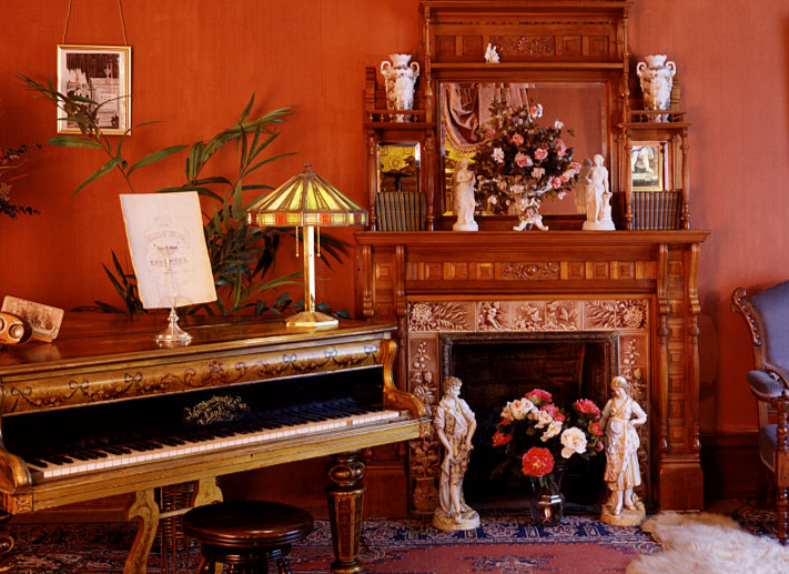 Victorian parlor of the Molly Brown House and Museum in Denver, Colorado