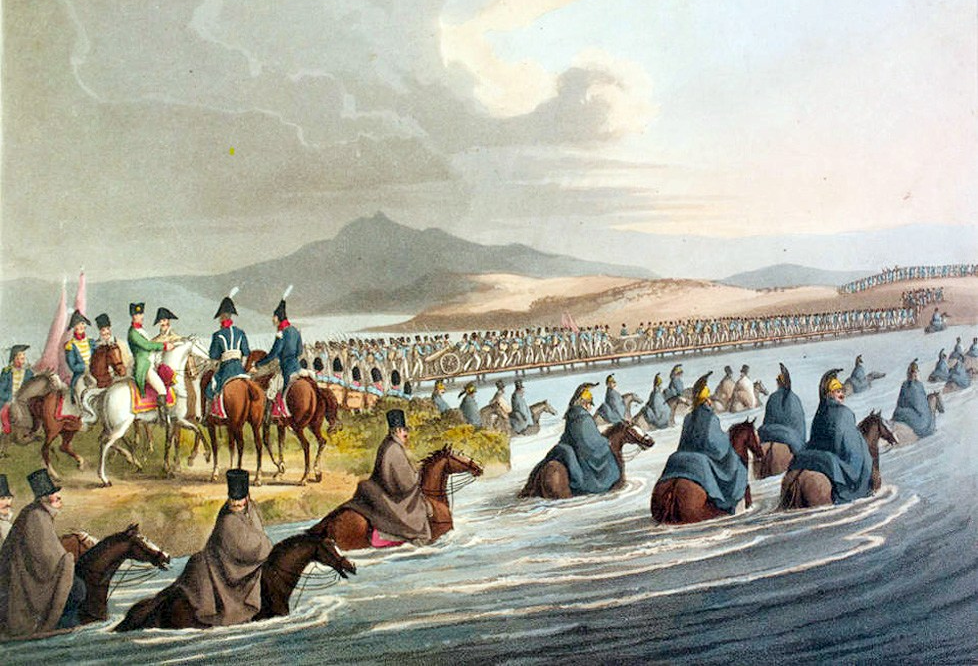 The boasted crossing of the Niemen