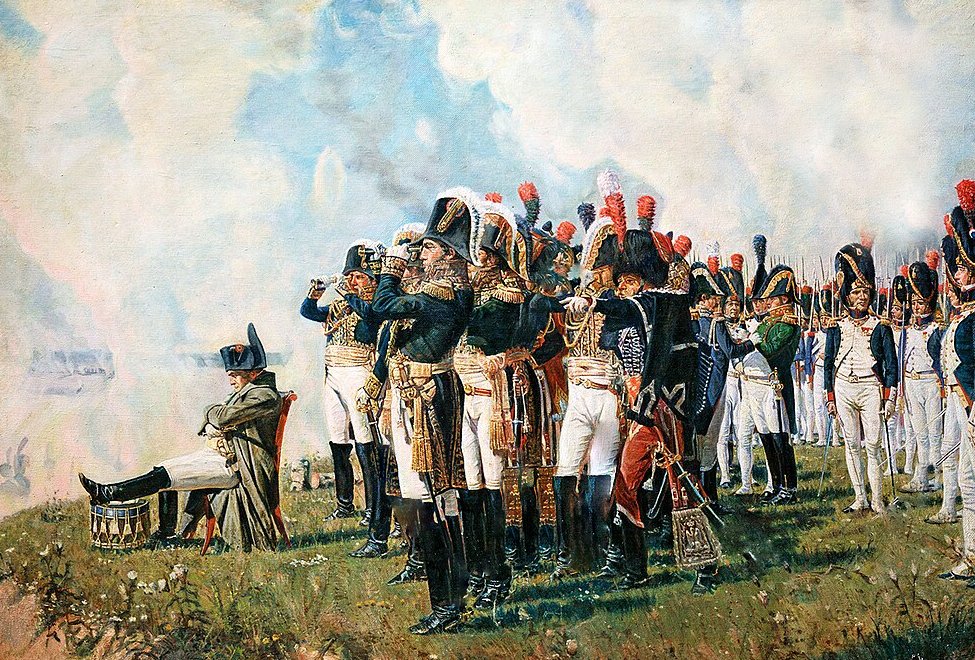 Napoleon Near Borodino observing