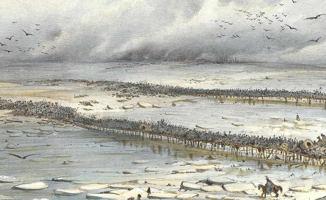 French Troops Crossing the Berezina River