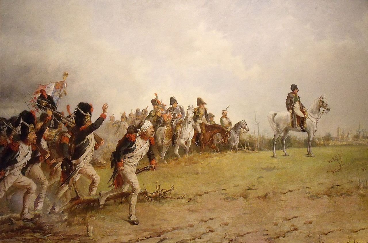 The First Sight of Moscow from the French troops