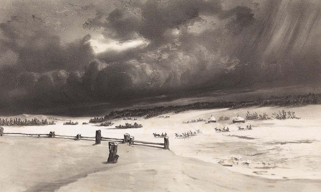 View of the Berezina River During Napoleon's Retreat