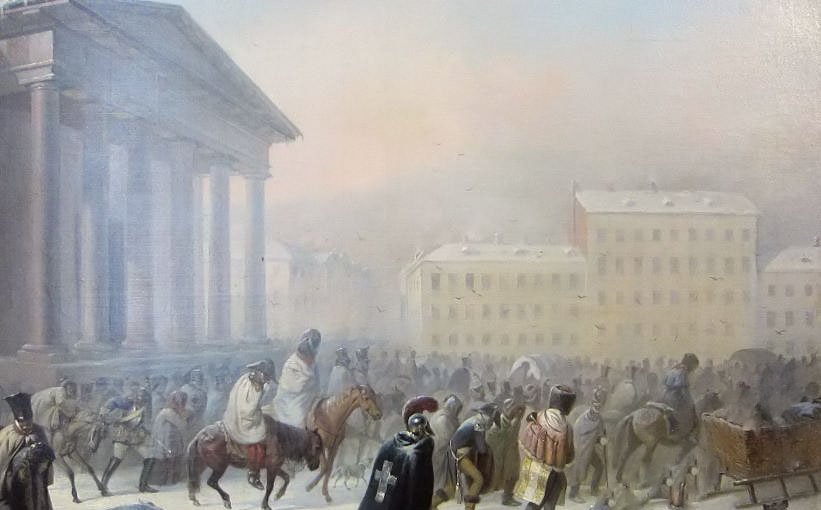 La Grande Armée in Vilnius (near the Vilnius Town Hall)