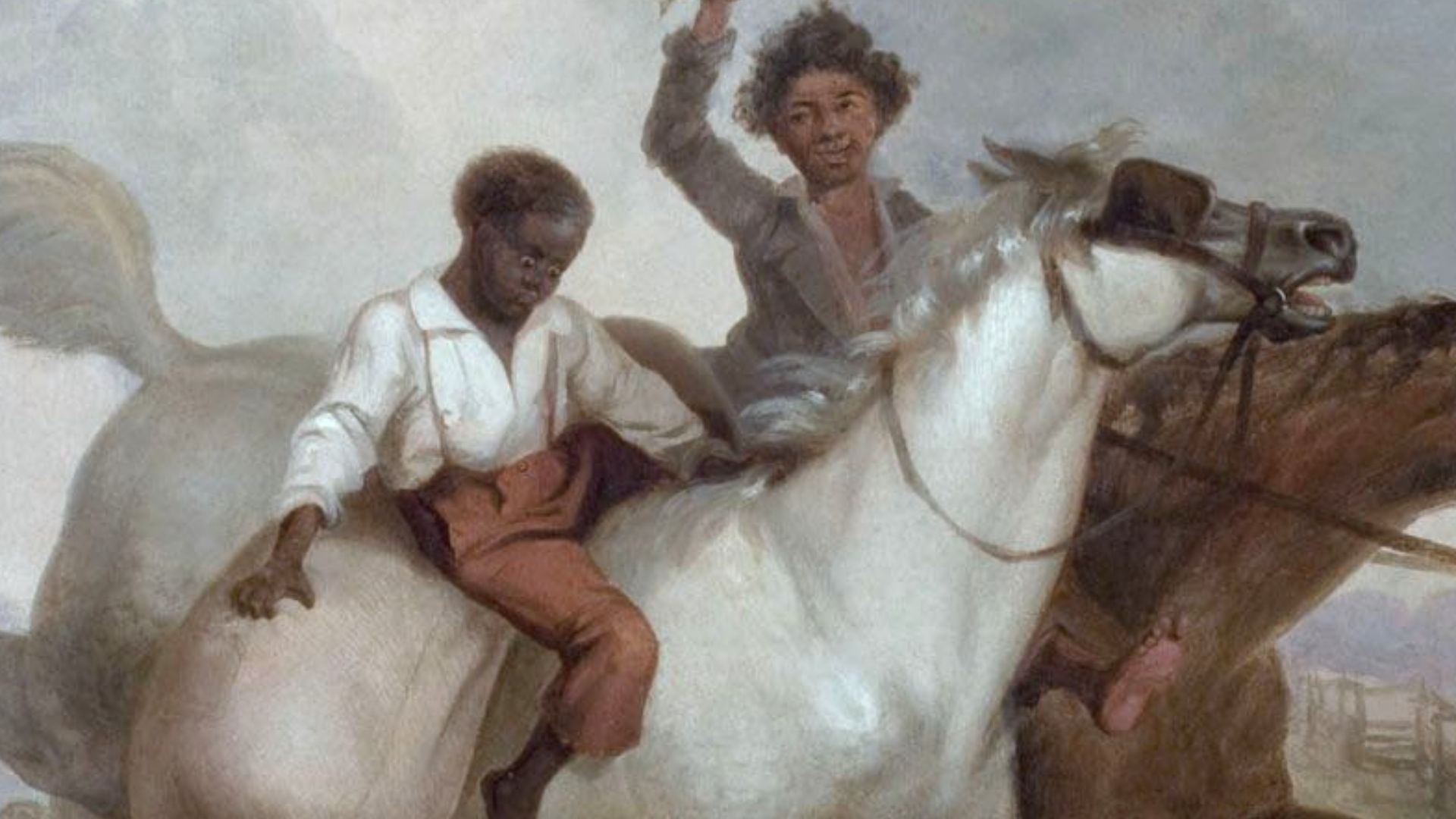 File:'Mill-boys Racing' by David Hunter Strother, c 1850.jpg