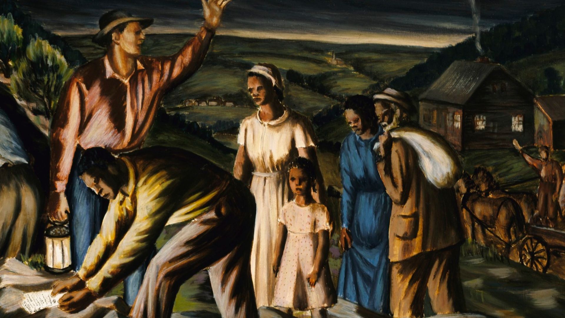 File:The Underground Railroad (mural study, Dolgeville, New York Post Office).jpg