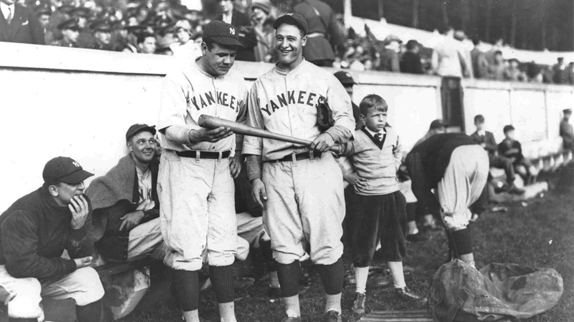 File:Babe Ruth & Lou Gehrig at West Point 1927.jpg