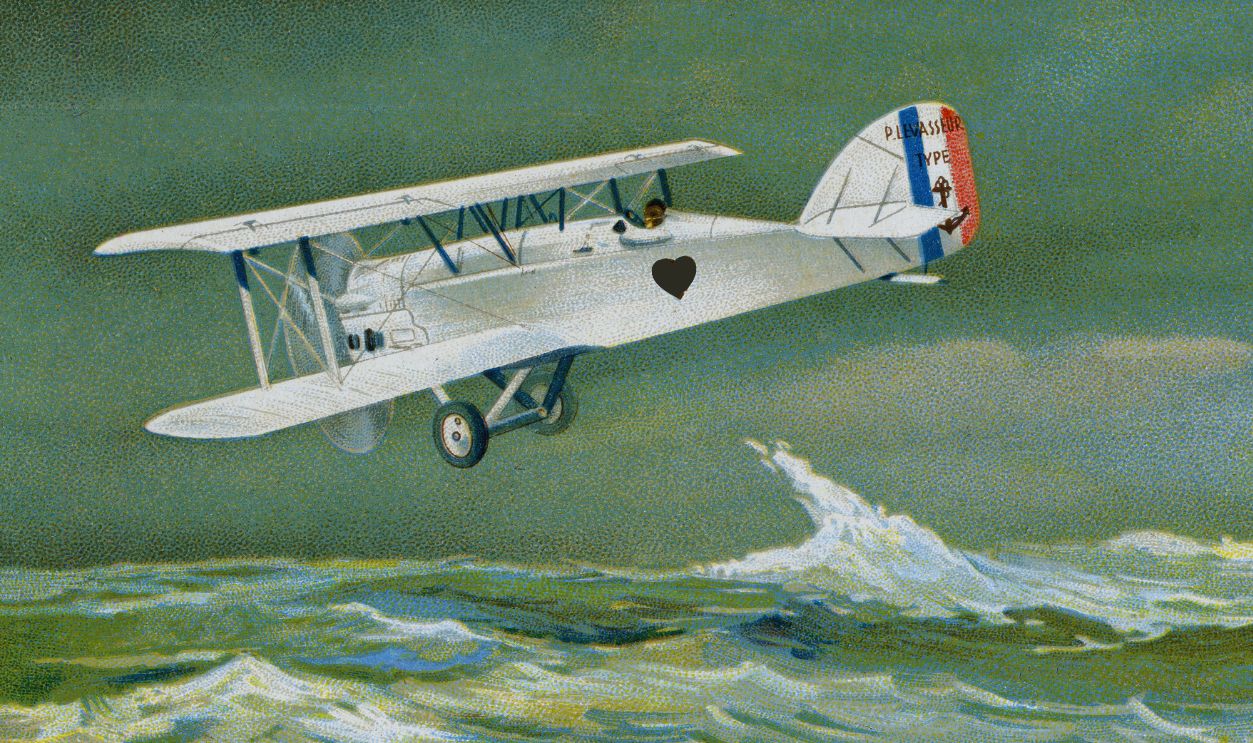 Gettyimages - 1439461340, Air travel Charles Nungesser and Francois Coli attempt the first transatlantic flight in L'Oiseau Blanc / The White Bird, 1927. 