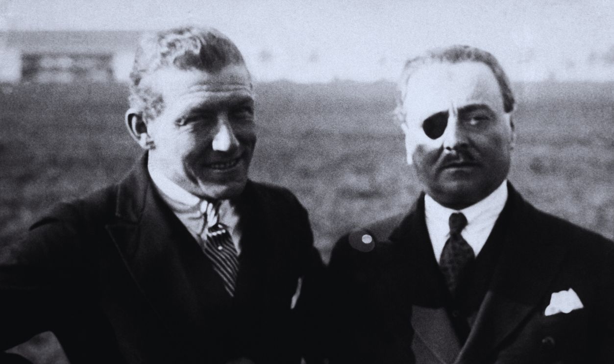 Gettyimages - 947965152, In Search Of The Legendary Aircraft 'The White Bird' FRANCE - CIRCA 1920: In search of the wreckage of legendary aircraft 'L'Oiseau Blanc' - The White Bird - of the missing French fliers Charles Nungesser, left, and Francois Coli on January 19, 1987 in France. 