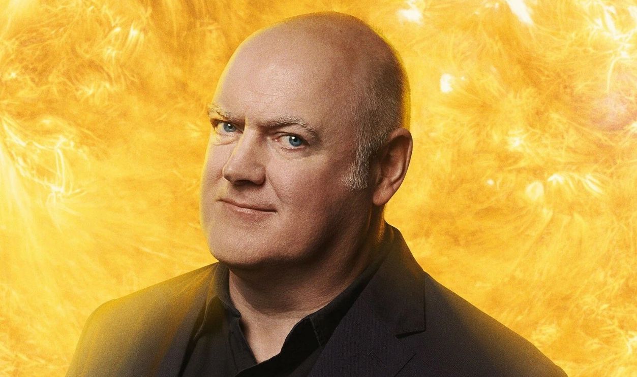 person telling about sun