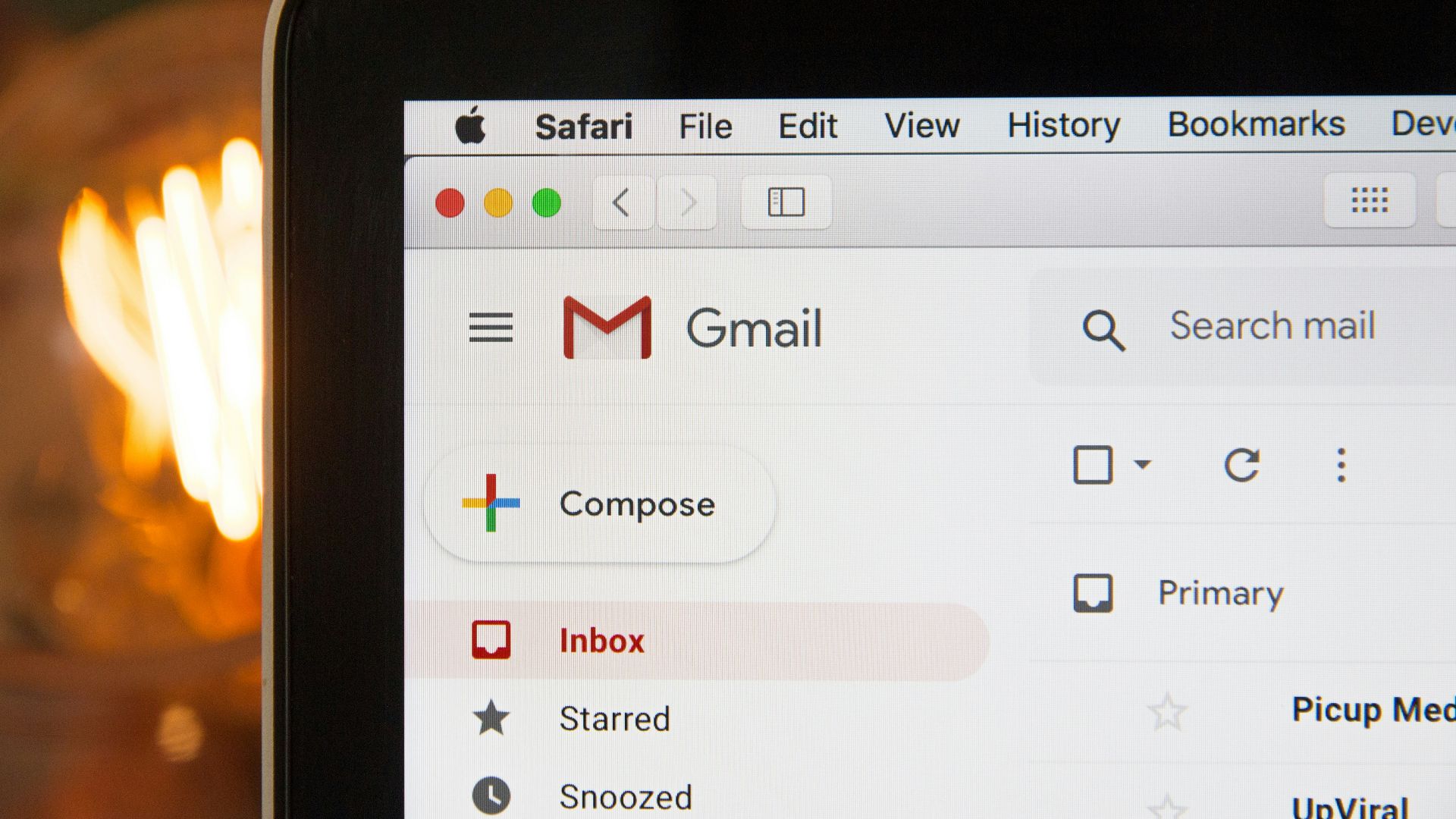 black laptop computer