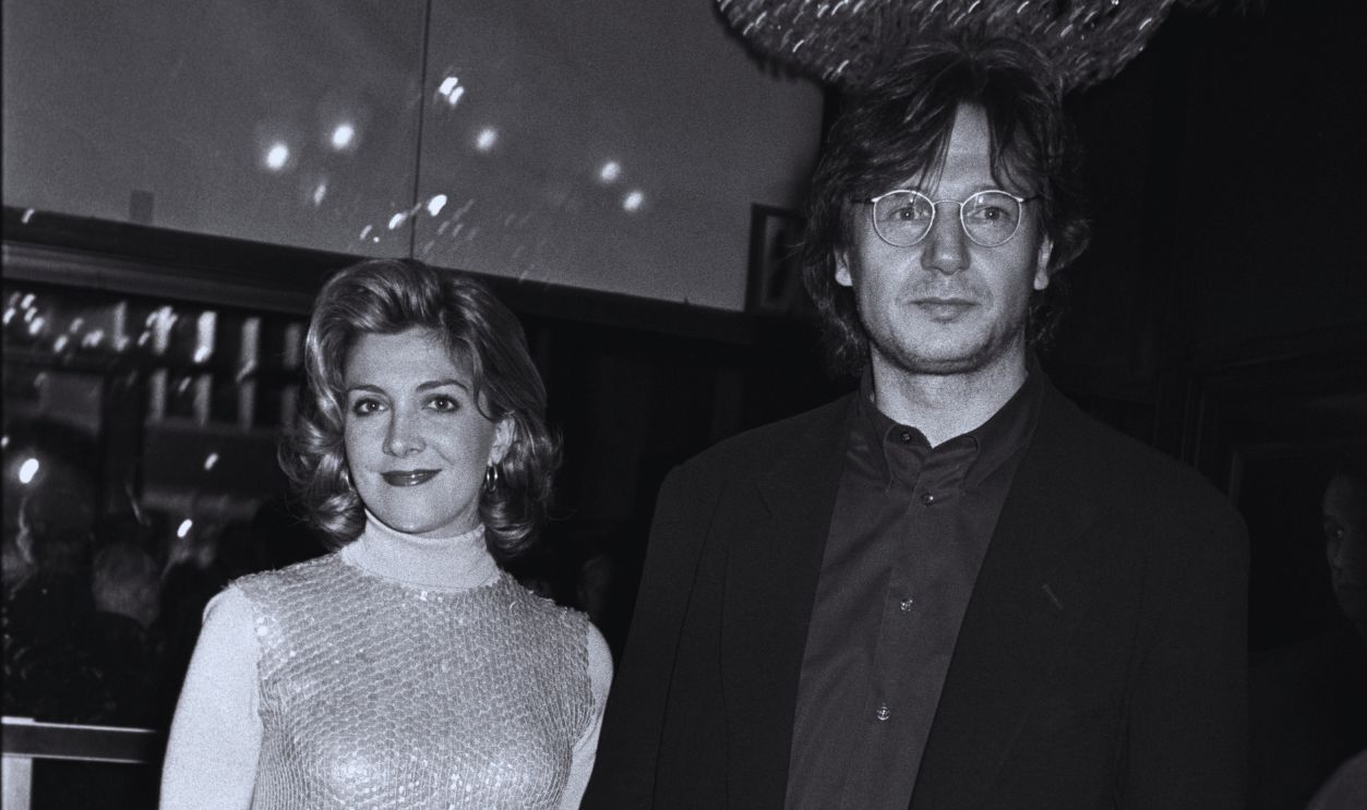 Gettyimages - 1461034955, Natasha Richardson and Liam Neeson at the Nell Premiere Party Actress Natasha Richardson with husband Liam Neeson at the premier of the movie 'Nell 