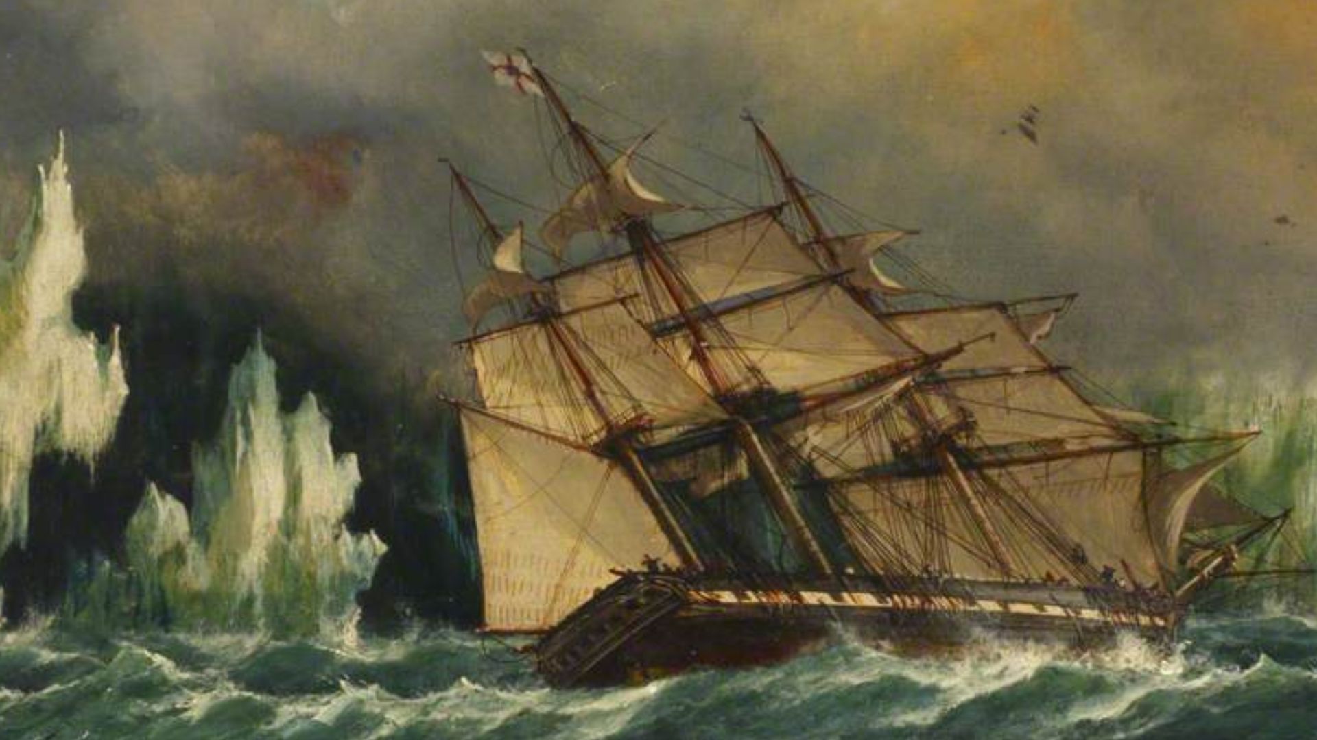 File:Richard Henry Nibbs (1816-1893) - The Ship 'Essex' near Icebergs - BHC3327 - Royal Museums Greenwich.jpg