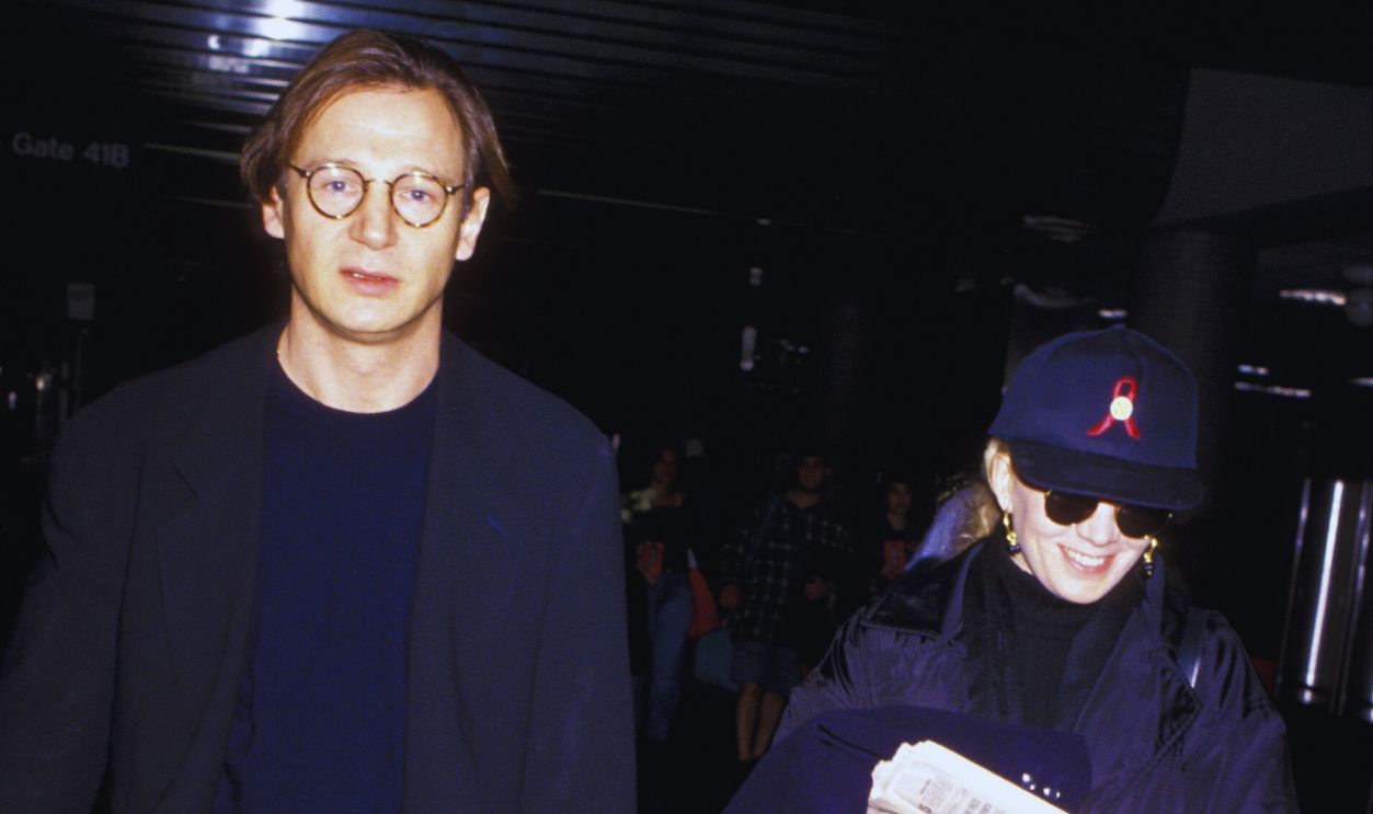 Gettyimages - 105612459, Liam Neeson Departing for New York City Liam Neeson and Natasha Richardson during Liam Neeson Departing for New York City at Los Angeles International Airport in Los Angeles, California, United States.