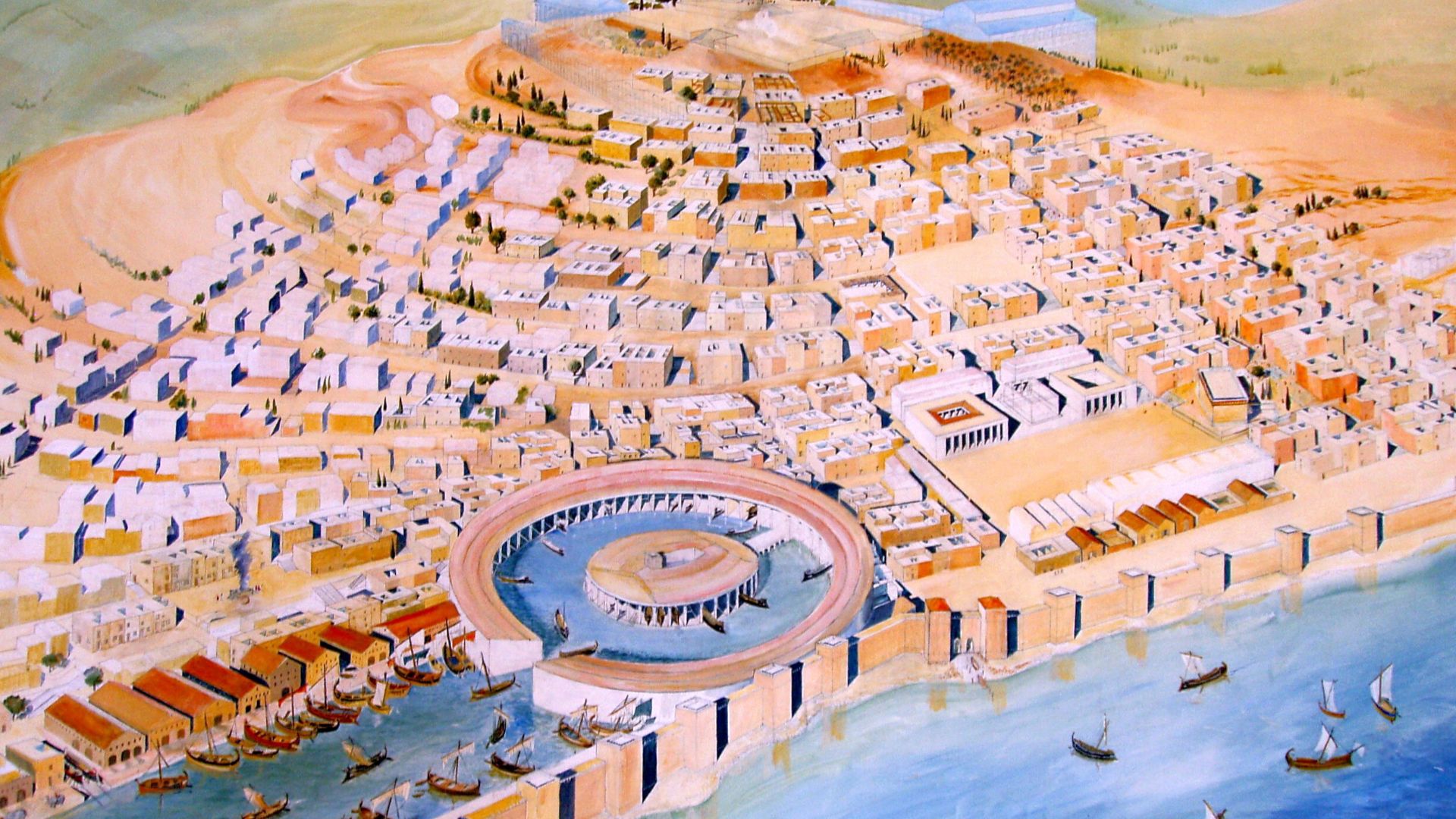 File:Carthage National Museum representation of city.jpg