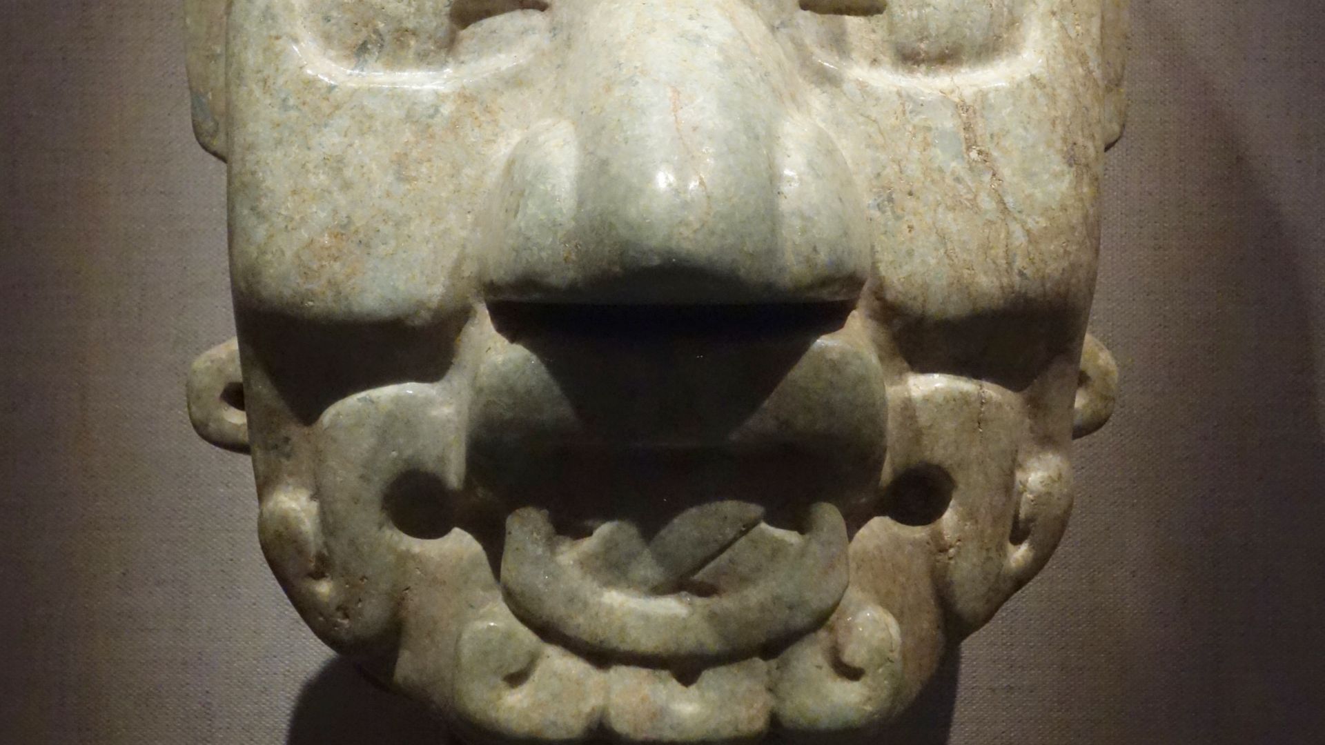File:Head of Pax God, Mexico or Guatemala, Central Maya area, Late Formative (Preclassic) Maya, 500 BC to 1 AD, jadeite - De Young Museum - DSC00623.JPG