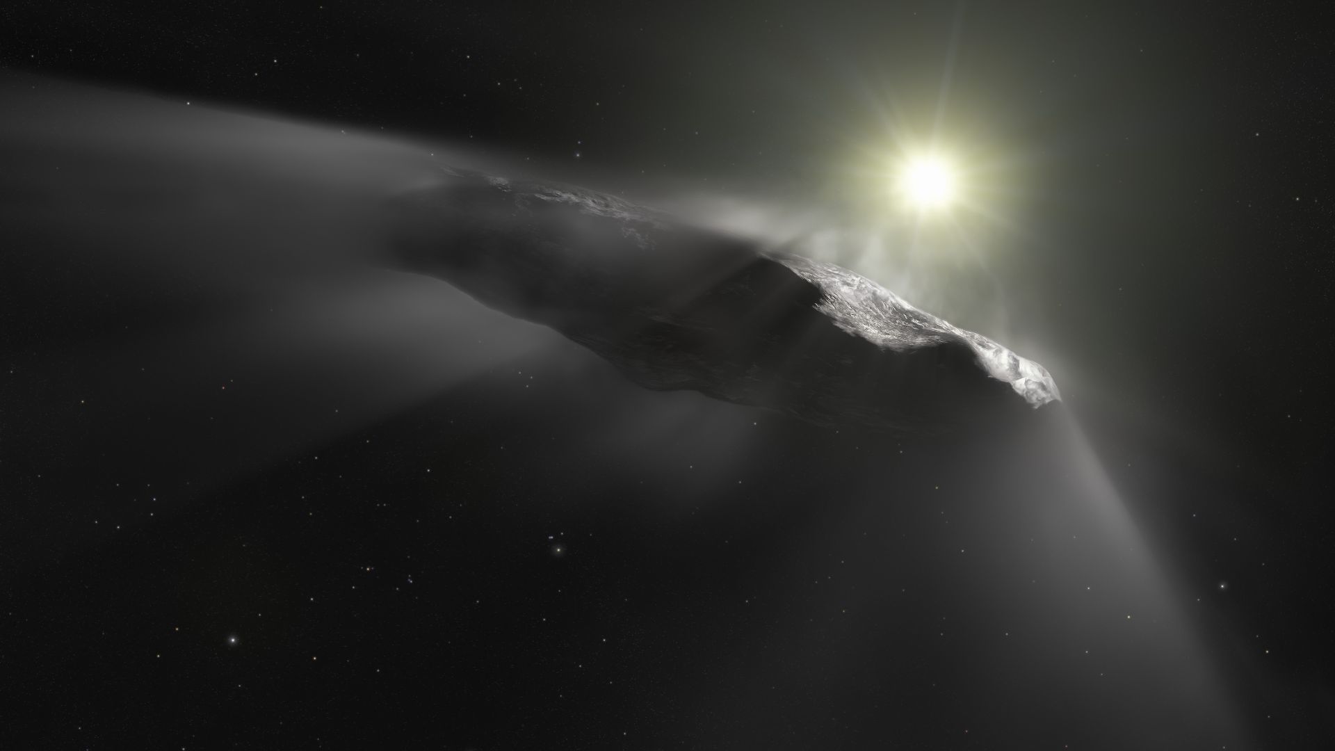 File:Artist’s impression of the interstellar asteroid `Oumuamua.jpg