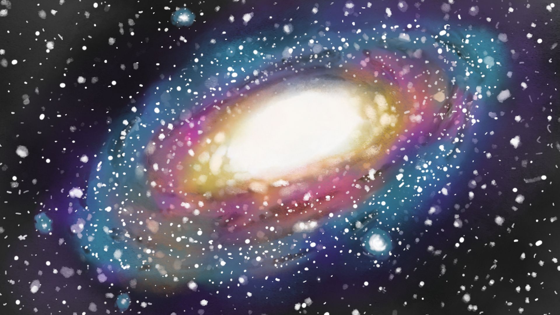 File:Galaxy, artist view - Galaxie, vue d'artiste.png