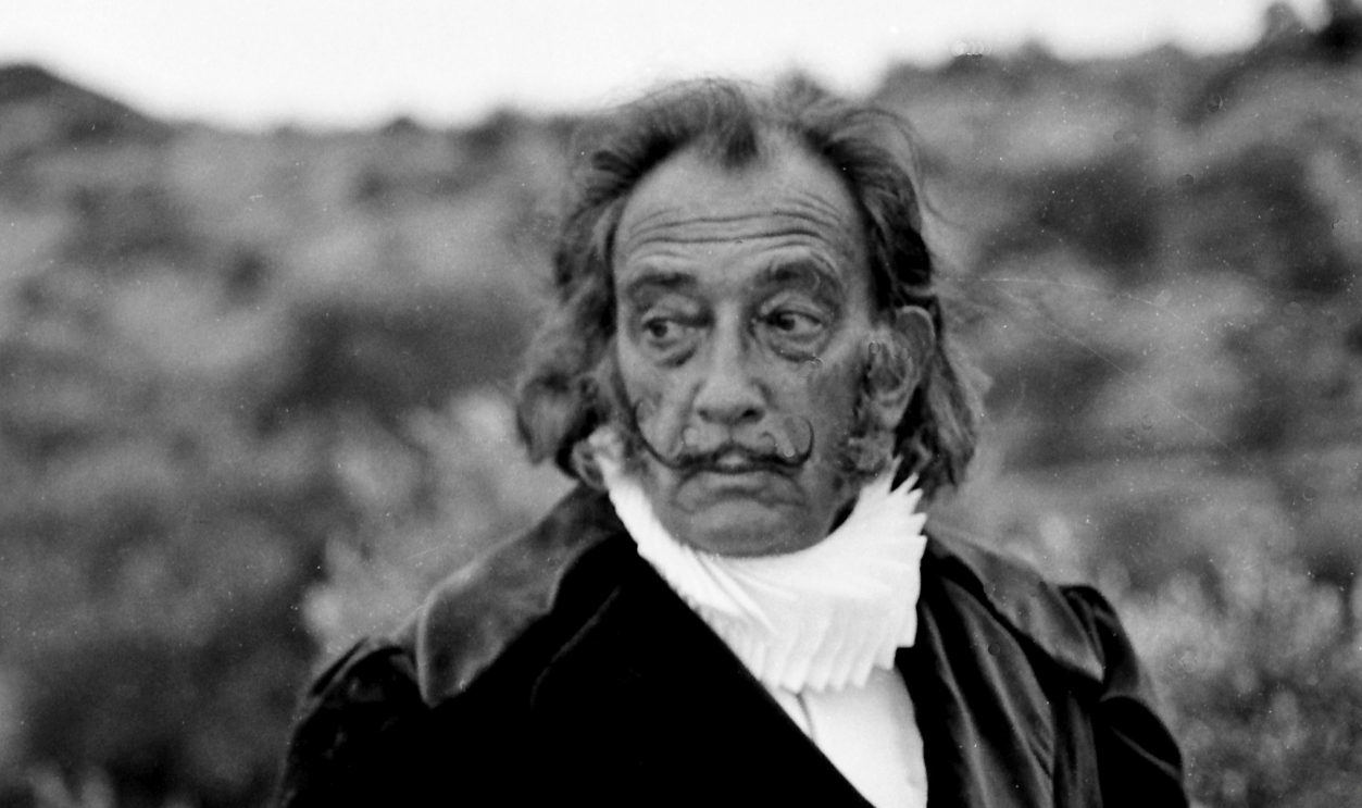 Salvador Dali and Amanda Lear