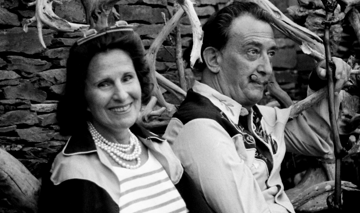 Salvador Dali and wife