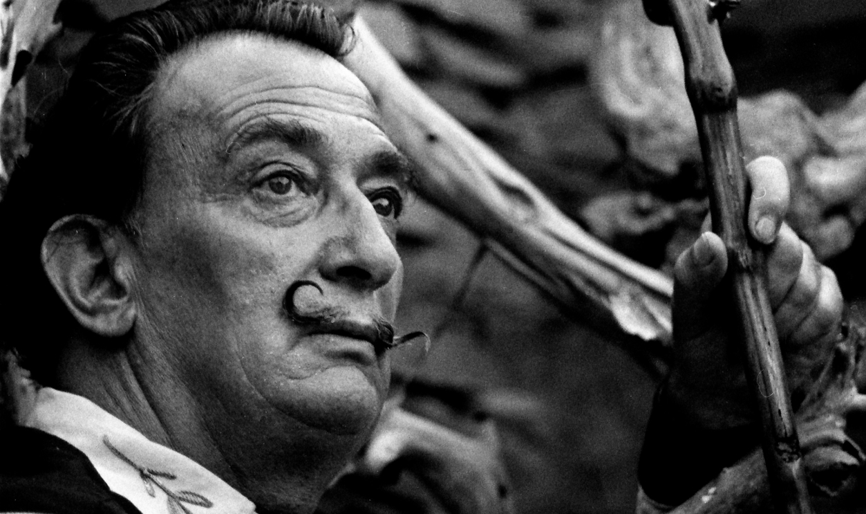 A portrait of Salvador Dali