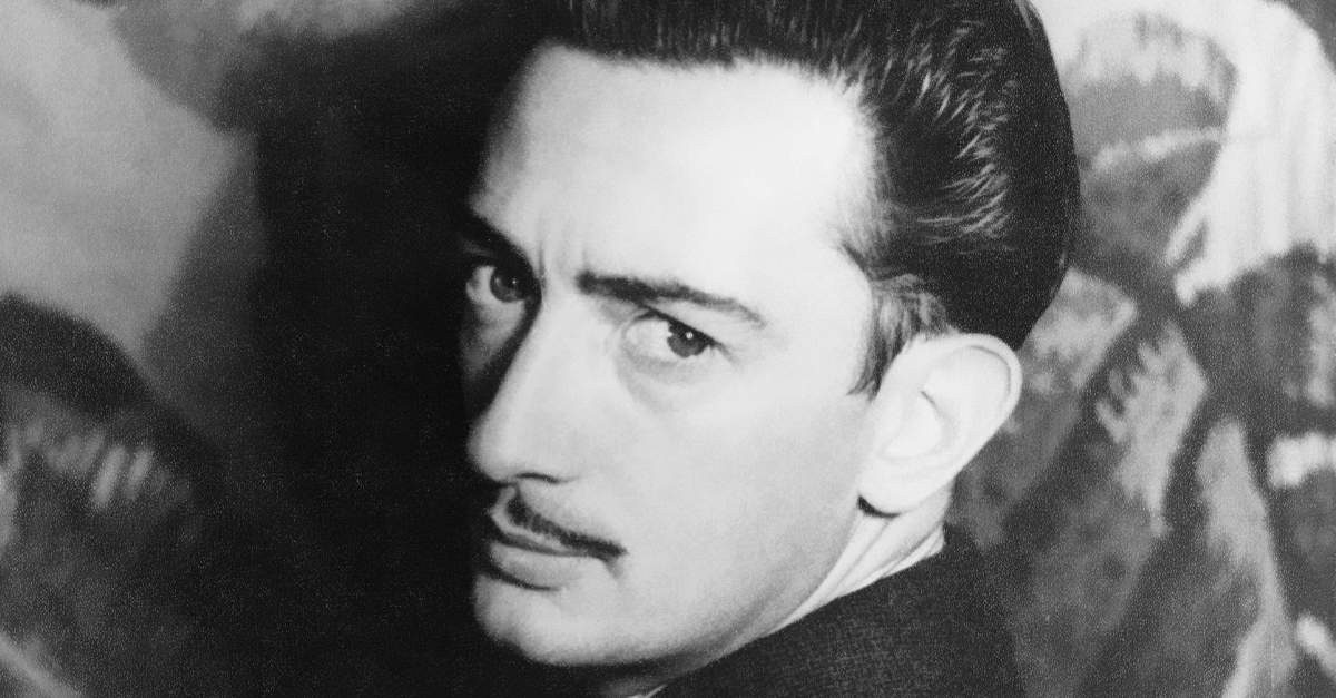 Portrait of a young Salvador Dalí
