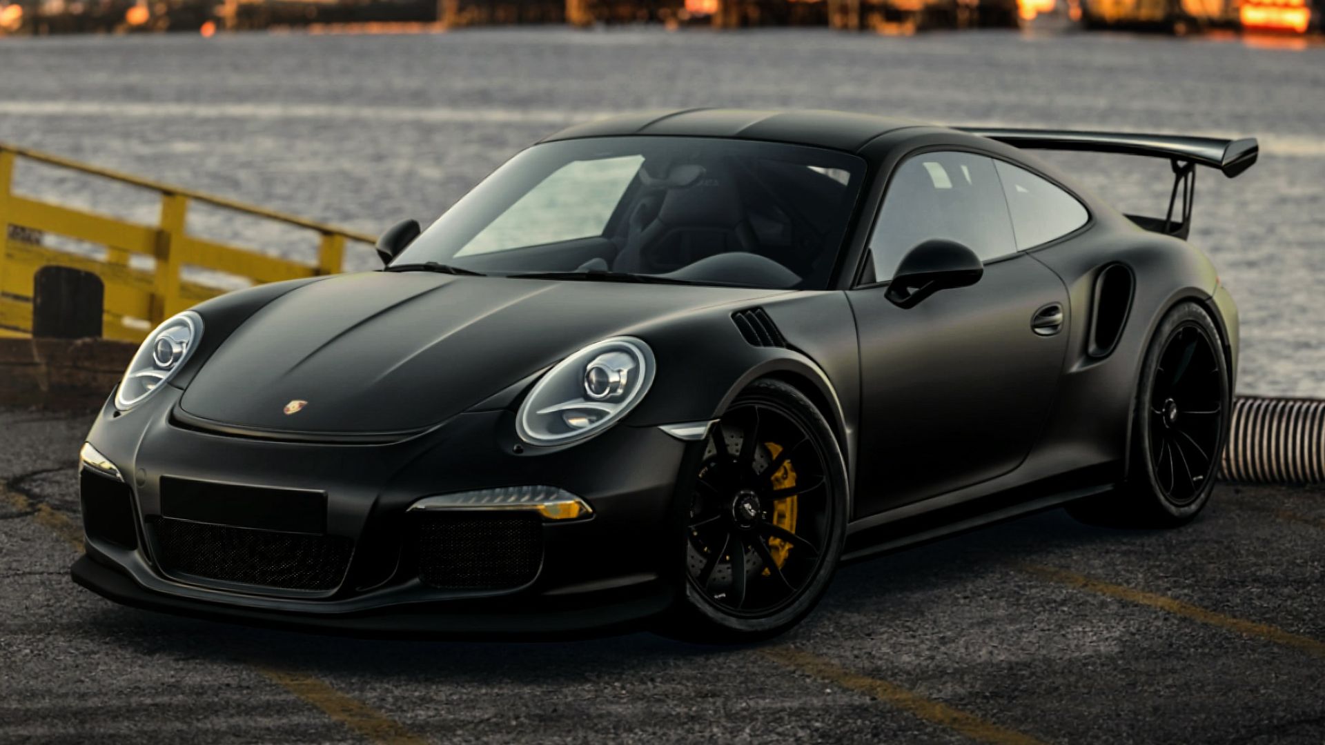 black porsche 911 on road during daytime