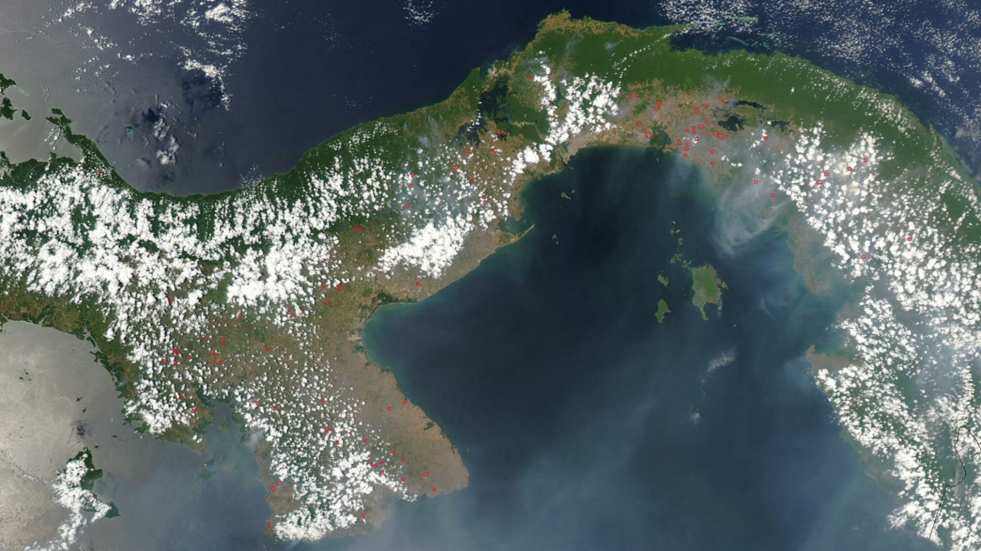 File:Satellite image of Panama in March 2003.jpg