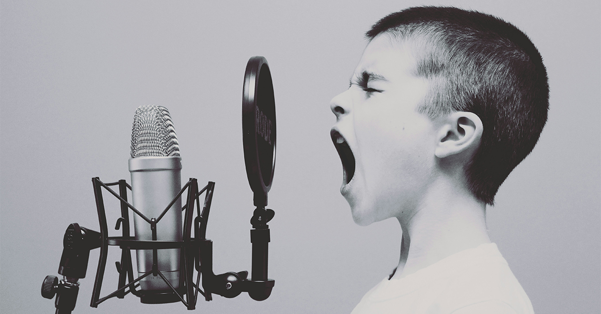 What instrument can be heard but not seen?