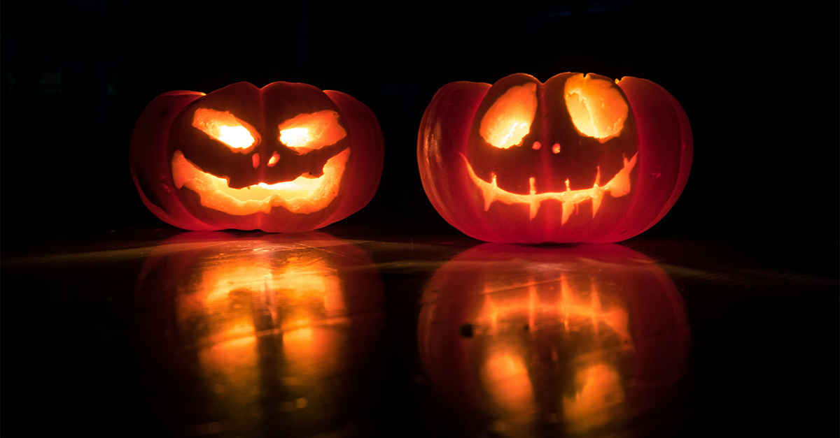 Its ghastly grin shines through the night, but there’s nothing behind its glowing eyes. What is it?