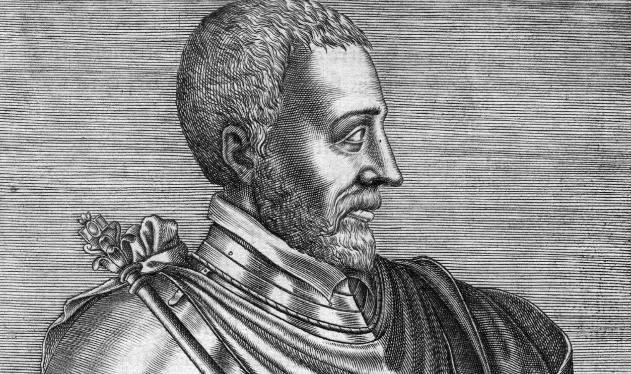 James V (1512 - 1542) King of Scotland (1513 - 1542) son of James IV and Margaret Tudor, circa 1540. James, born at Linlithgow, was only seventeen months old when his father, James IV, was killed. His mother, Margaret Tudor, assumed regency until she married Archibal 