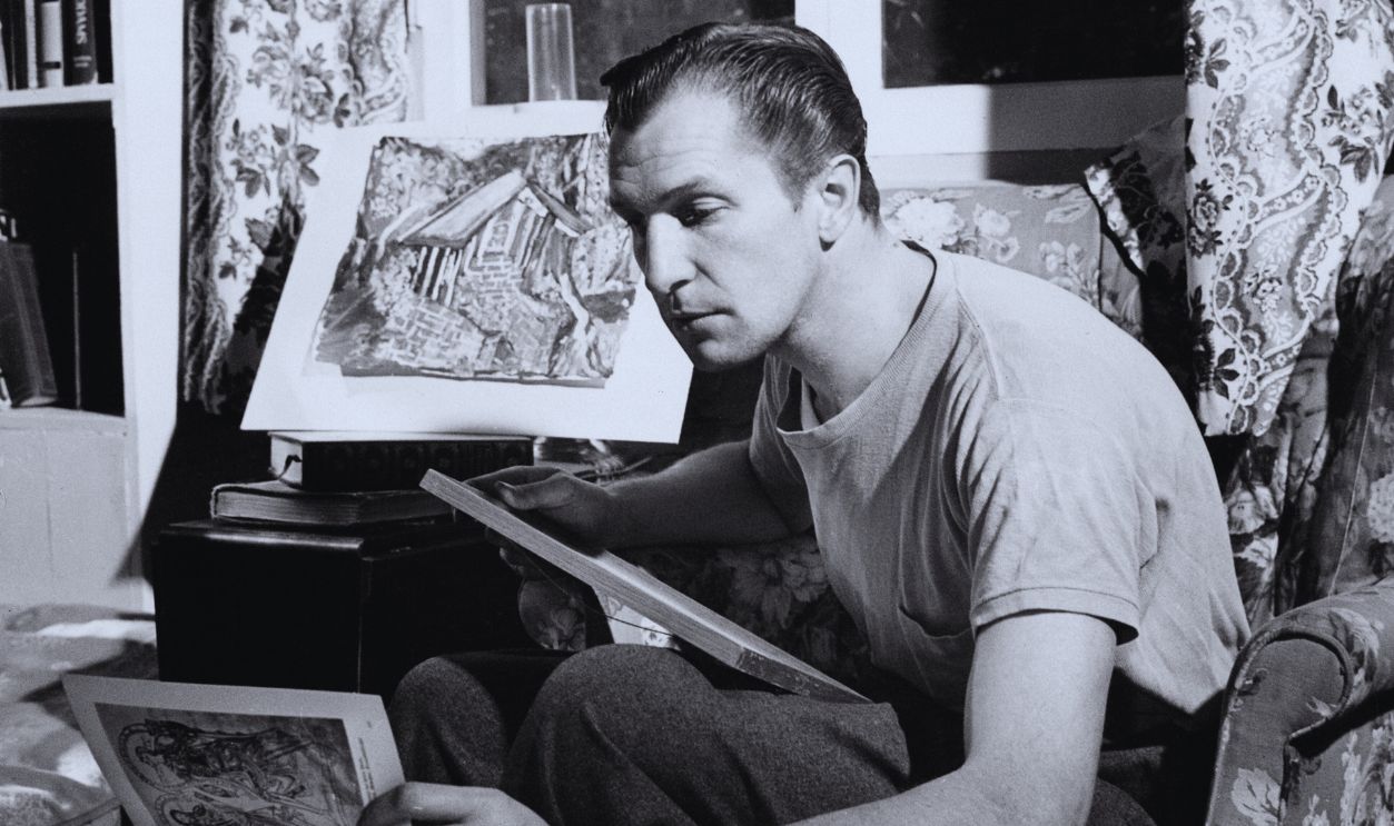 Gettyimages - 138084649, Art-Collecting Actor American actor Vincent Price (1911 - 1993) looking through some of the artworks in his collection, circa 1950. 