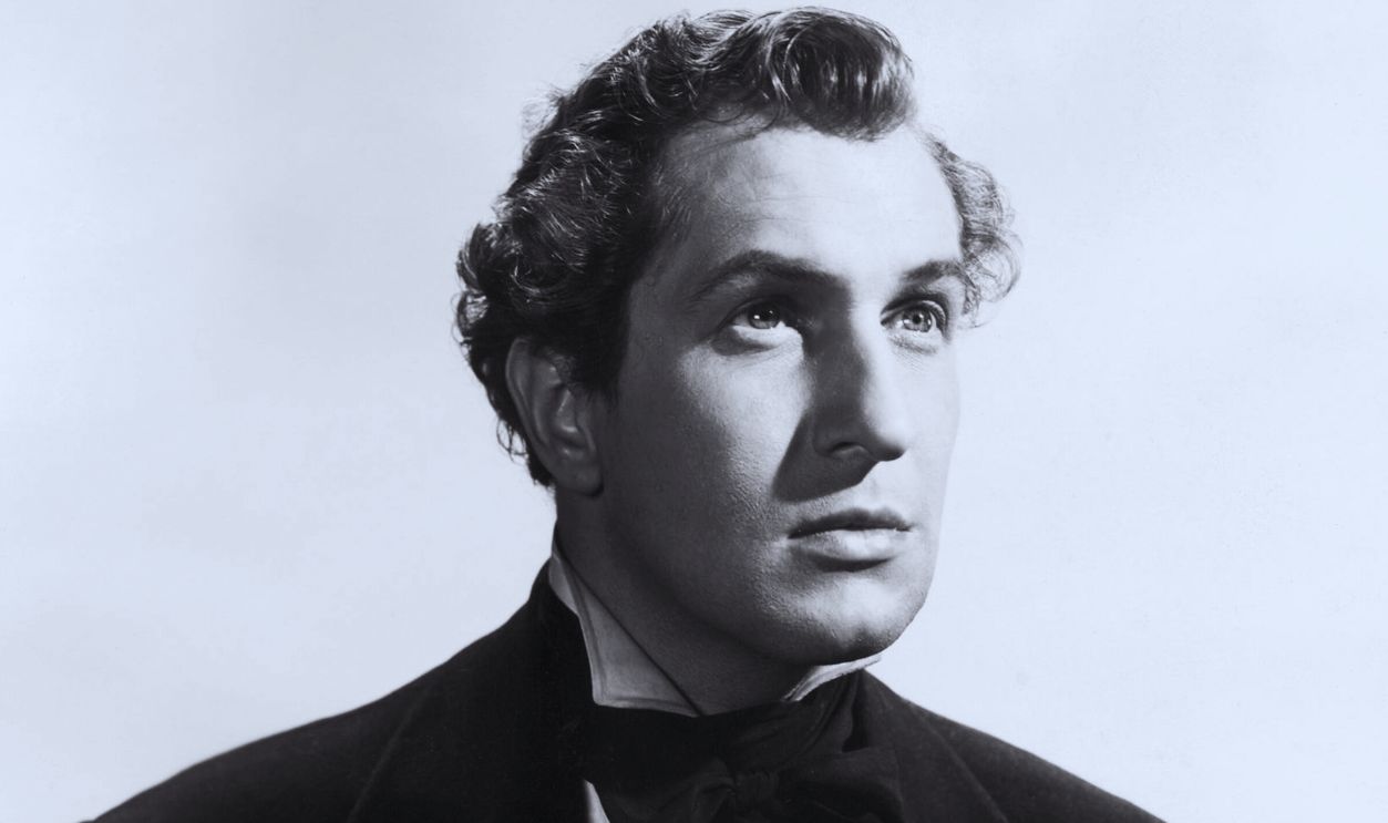 Gettyimages - 696369805, Vincent Price In Brigham Young American actor Vincent Price (1911 - 1993) as Joseph Smith, holding 'The Book of Mormon' in a publicity still for the film 'Brigham Young', 1940. 