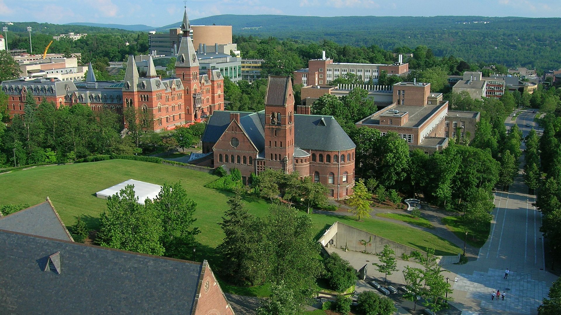 File:Cornell University, Ho Plaza and Sage Hall.jpg