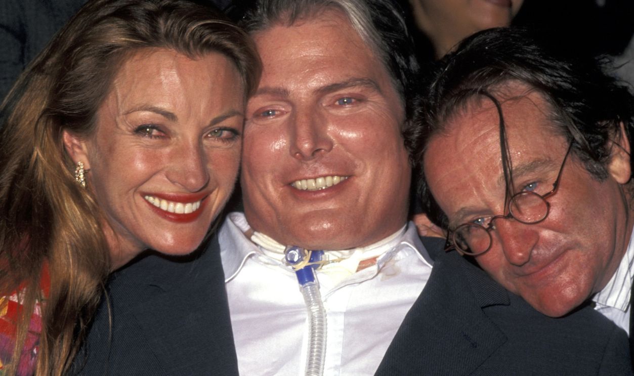 Jane Seymour, Christopher Reeve, and Robin Williams
