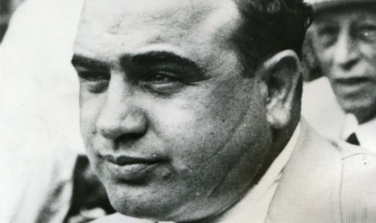 Portrait of American gangster Al Capone (1899 - 1947), early to mid twentieth century.