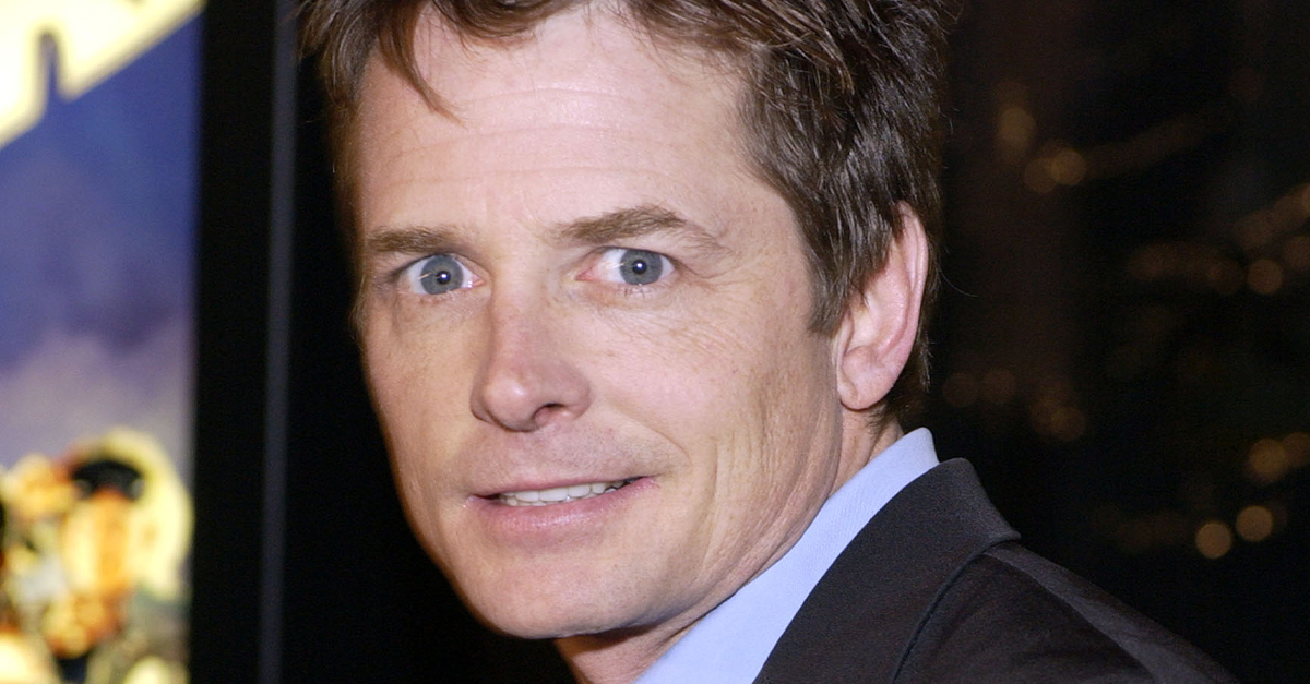 Michael J. Fox at the "Back To The Future" Reunion And DVD Launch Party