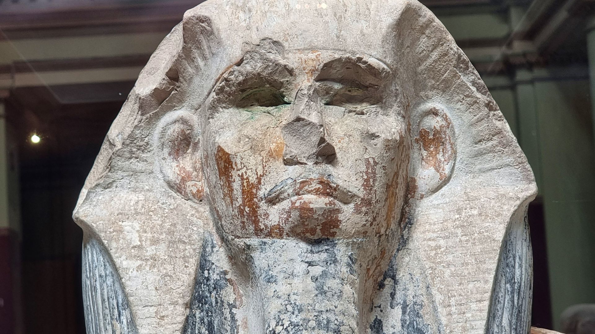 File:Detail of statue of Djoser from Step Pyramid Complex at Saqqara, 2630-2611 BCE; Egyptian Museum, Cairo (2).jpg