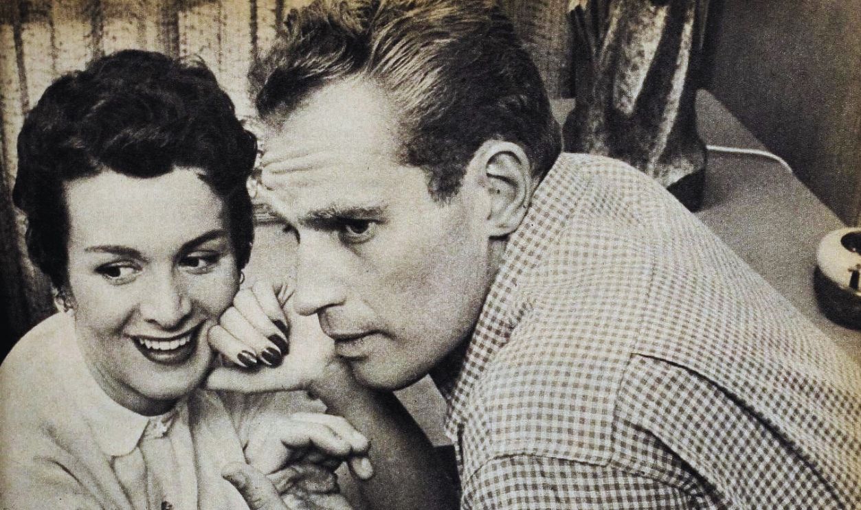 Lydia and Charlton Heston