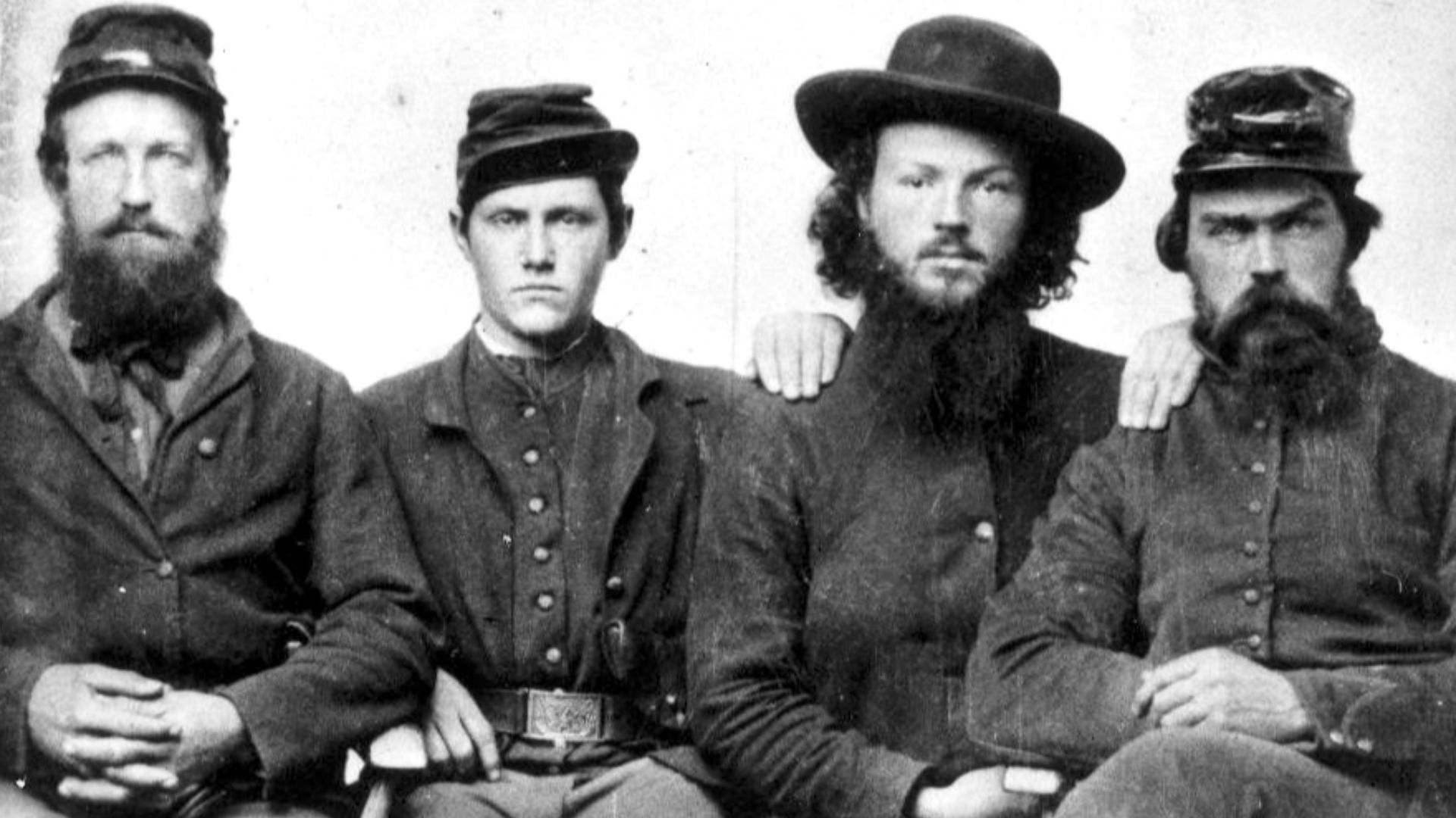 File:Four soldiers from the 7th Kansas Volunteer Cavalry.jpg