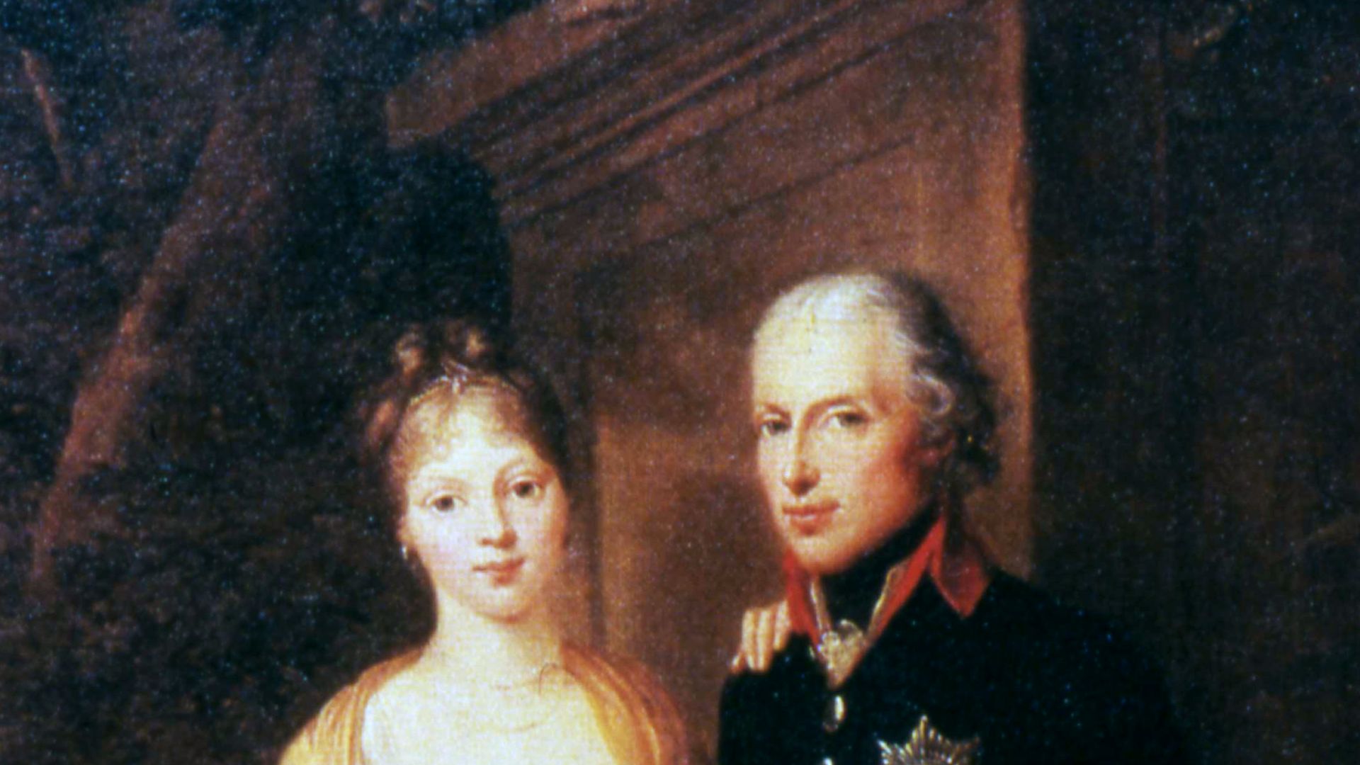 File:Friedrich Wilhelm III mit Königin Luise im Park von Schloss Charlottenburg.jpg