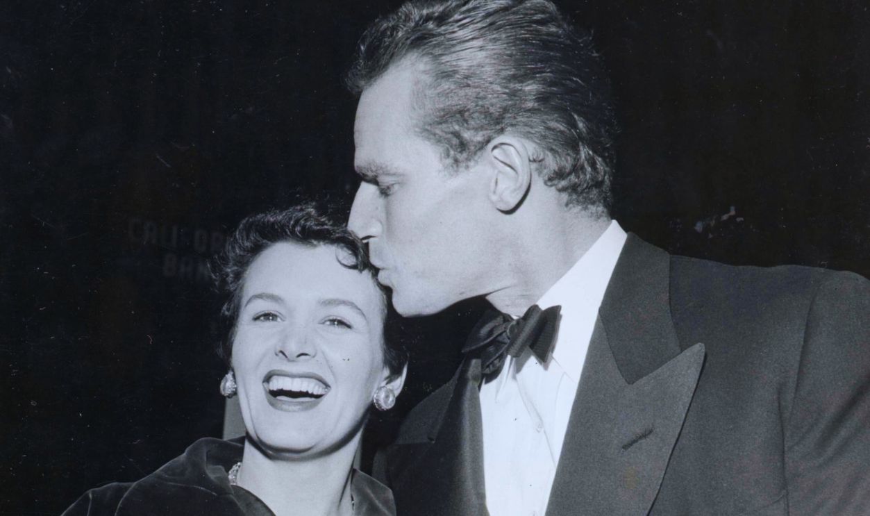 Gettyimages - 516471768, Actor Charlton Heston And Wife Lydia
