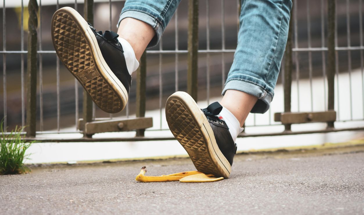 Stepping On A Banana Peel