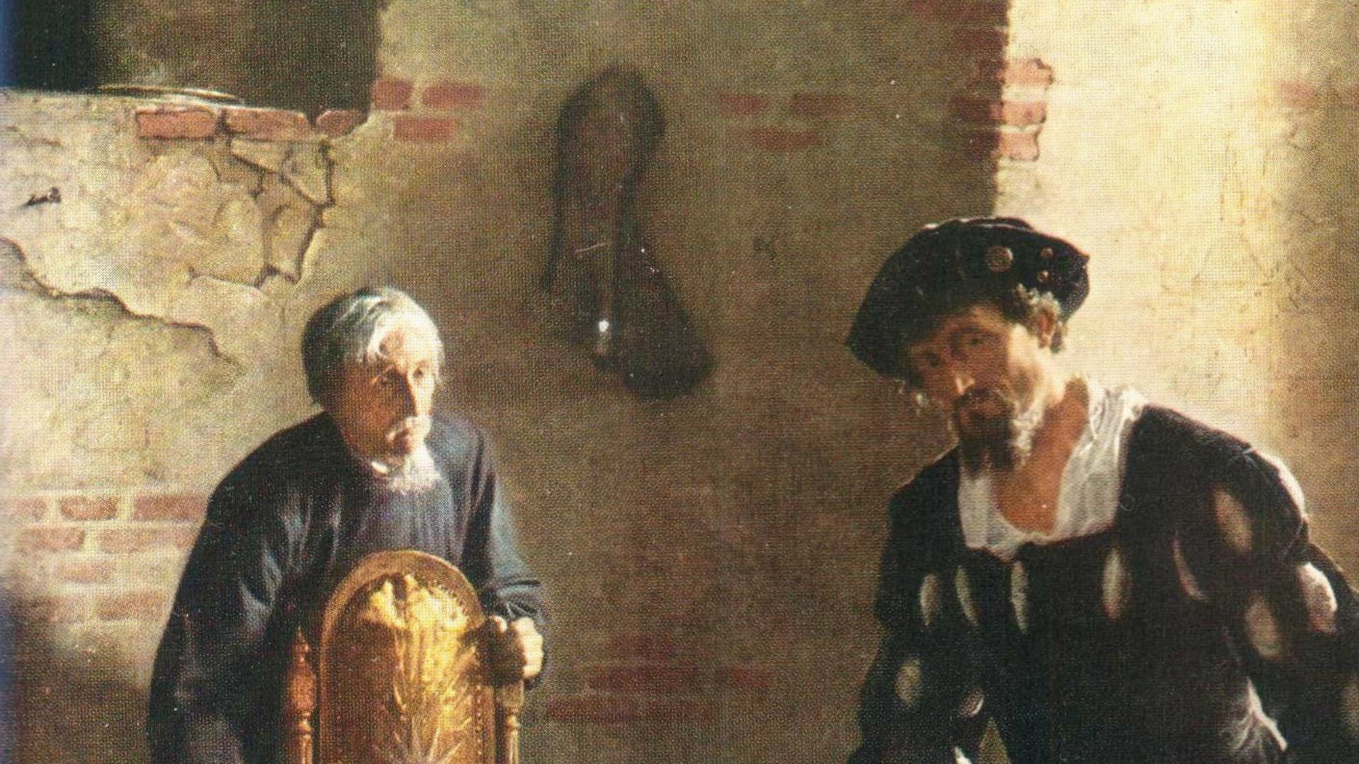 File:Carl Bloch - Christian II i fængslet på Sønderborg Slot 1871.jpg