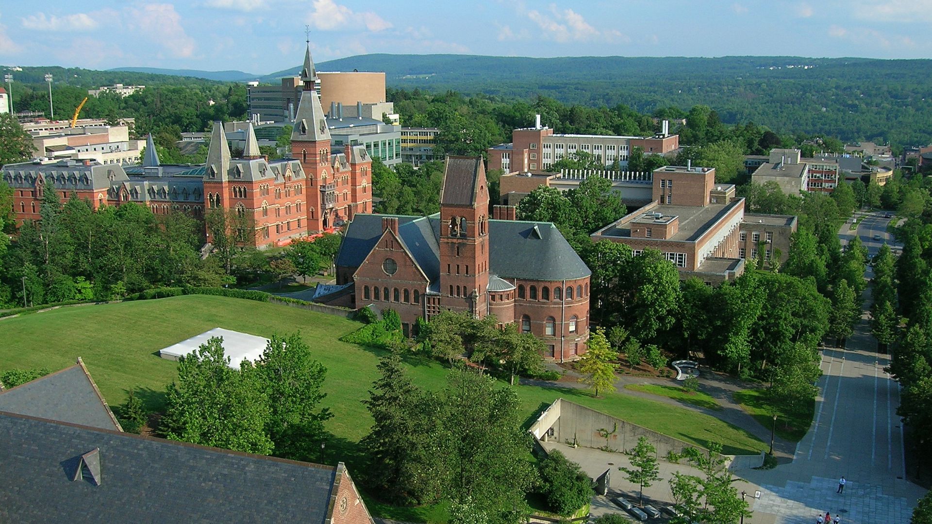 File:Cornell University, Ho Plaza and Sage Hall.jpg