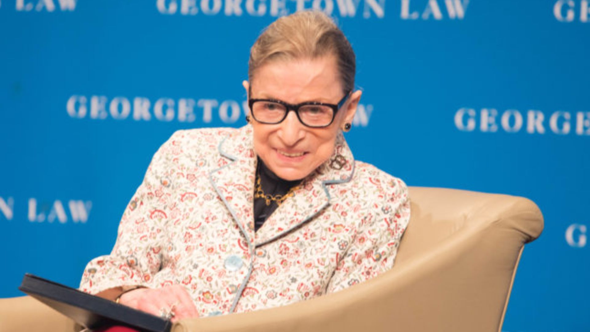 File:Supreme Court Justice Ruth Bader Ginsburg at Georgetown Law September 26, 2018.jpg